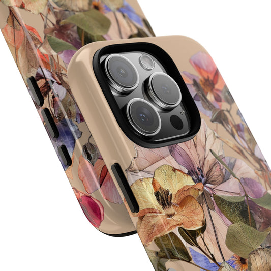 Pressed Wild Flower Phone Case for Popular Smartphones