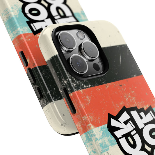 Shock Proof Phone Case - Tough Protective Cover - Bold Typography Statement Design