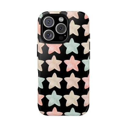Starry Pattern Tough Cases | Cute Phone Cover, Trendy Gift, Smartphone Protector, Fun Design, Protective Case