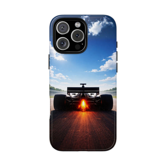 Two States Motorsport Phone Case - Daytime Race Car Silhouette