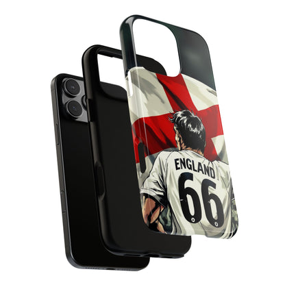 England Football Tough Phone Case - 1966 Retro Fan Art Protective Cover