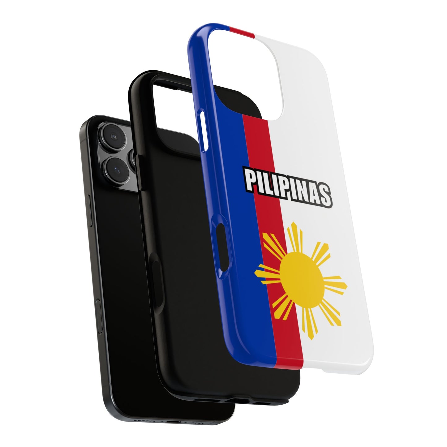 Philippines Flag Tough Phone Case - PILIPINAS Sun Design - Filipino Pride Cover - iPhone Samsung Galaxy Protective Case