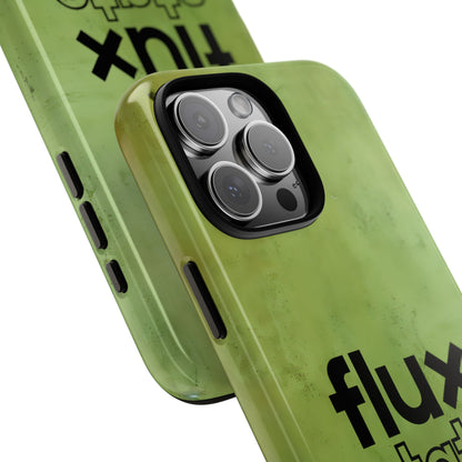 Flux State Tough Phone Case - Minimalist Word Design for Popular Smartphones