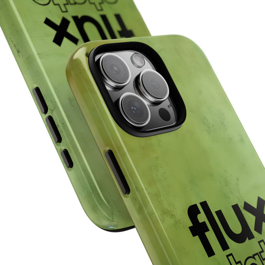 Flux State Tough Phone Case - Minimalist Word Design for Popular Smartphones