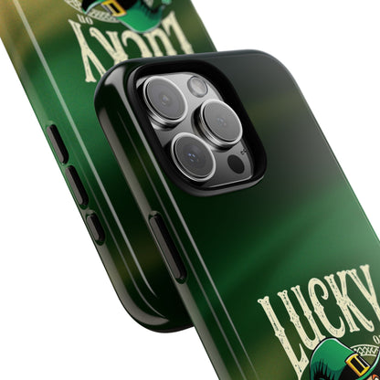 Lucky Leprechaun Phone Case - St Patricks Day Tough Case - Irish Theme iPhone Samsung Cover