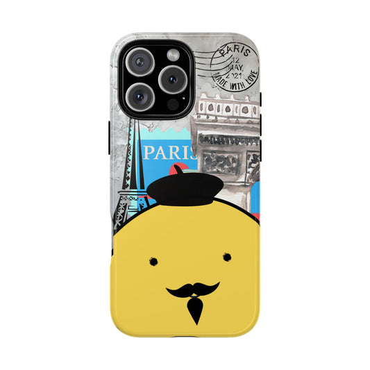 WanderBlob Paris Postcard Tough Phone Case - French Travel Design - Protective Smartphone Cover
