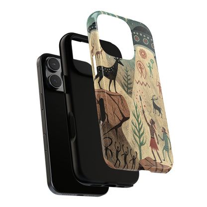 Basquiat-Style UFO Phone Case for iPhone 16 15 14 13 12 11 Pro Max, Samsung Galaxy S25 S24 S23 S22 S21 S20 Plus Ultra &Google Pixel 9 6 7 6