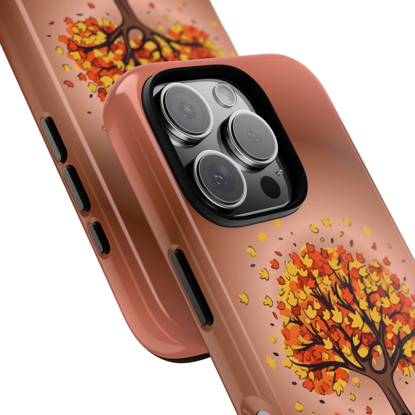 Autumn Vibes Tough Phone Case - Fall Tree Design for Popular Smartphones