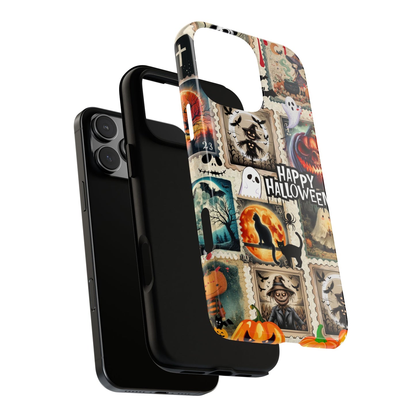 Spooky Halloween Collage Tough Phone Case