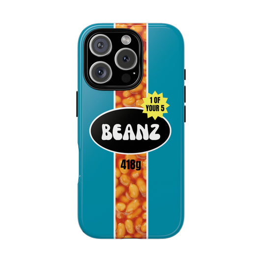 Can of Beans Phone Case for iPhone 16 15 14 13 12 11 Pro Max, Samsung Galaxy S25 S24 S23 S22 S21 S20 Plus Ultra & GooglePixel 9 6 7 6