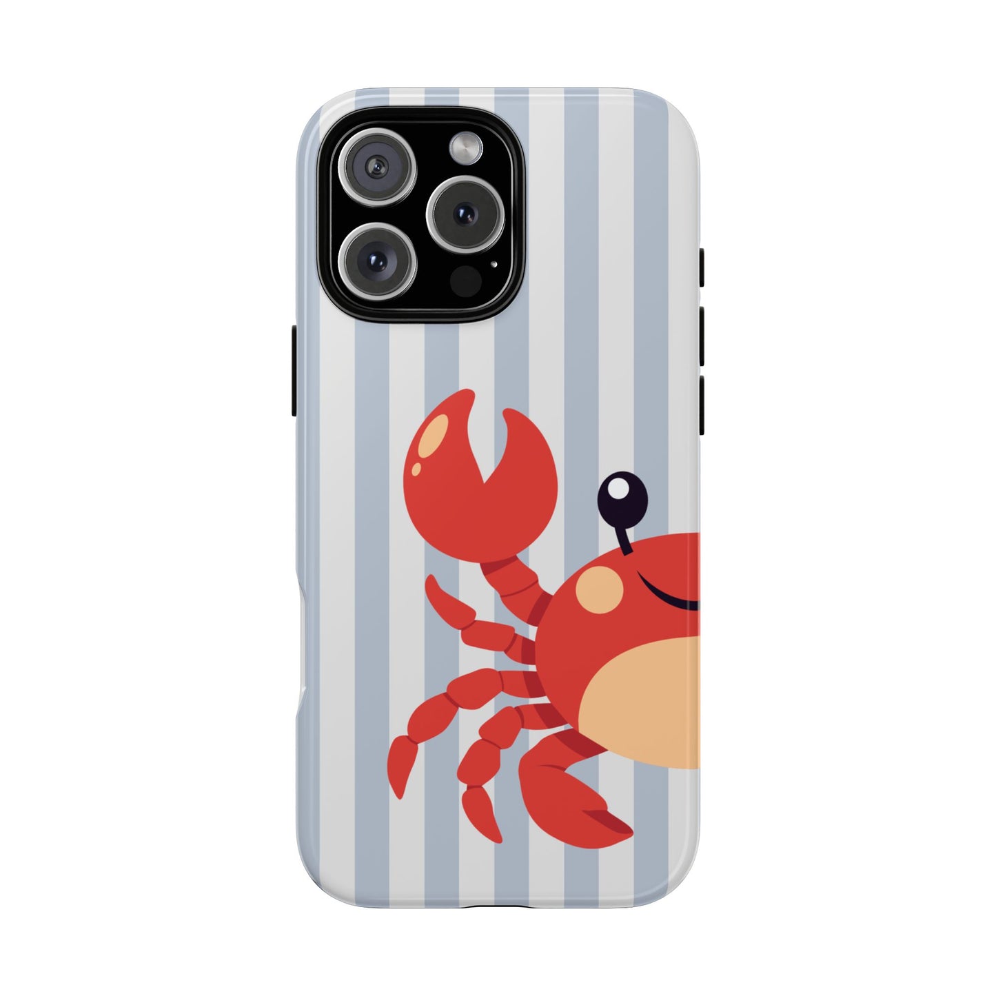 Cute Red Crab Phone Case - Fun Ocean Animal Illustration
