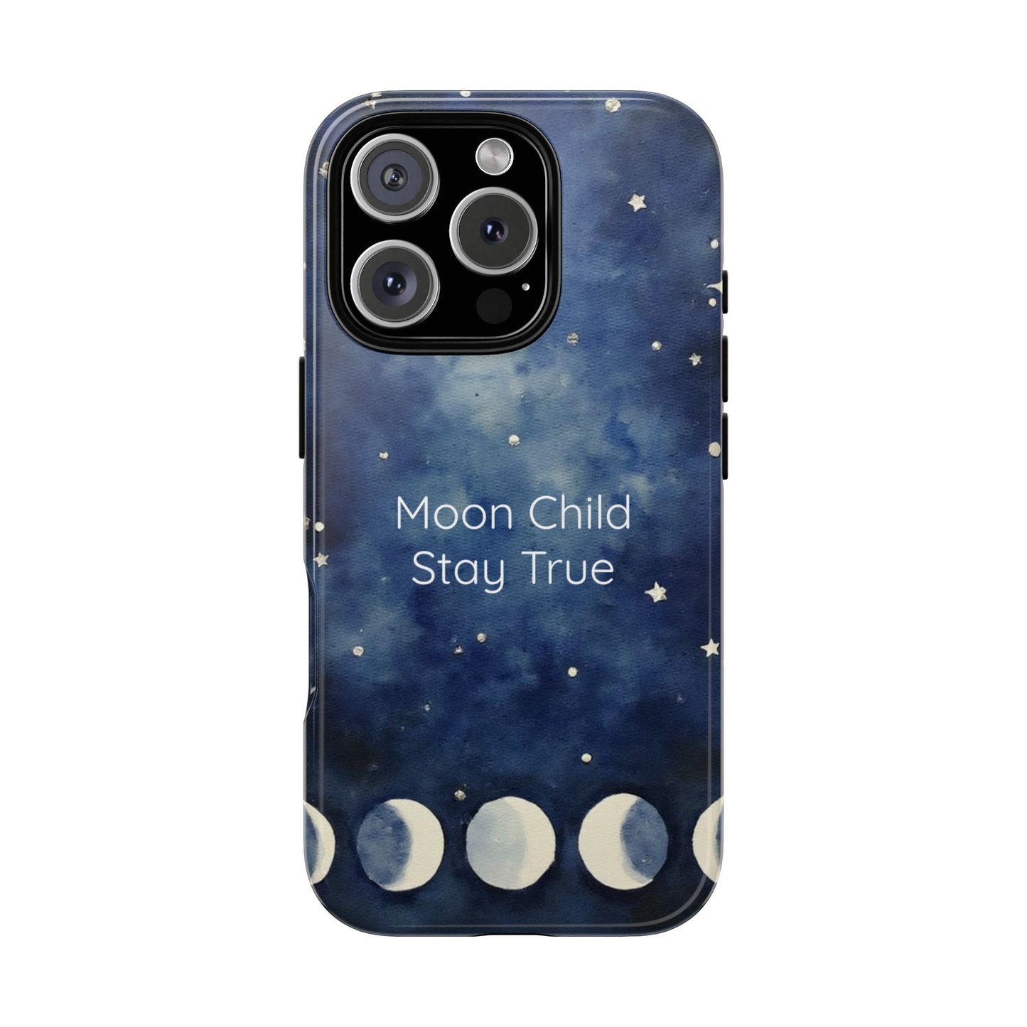 Moon Child Phone Case - Stay True - Calmly Inspired Collection Tough Cover