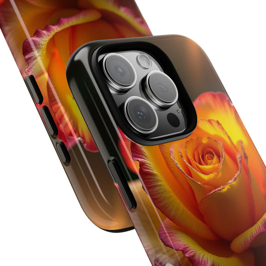 Phone Case, Yellow Rose Floral Design, Flower Lover Gift, Protective Cover, Tough Case, Botanical Print Case