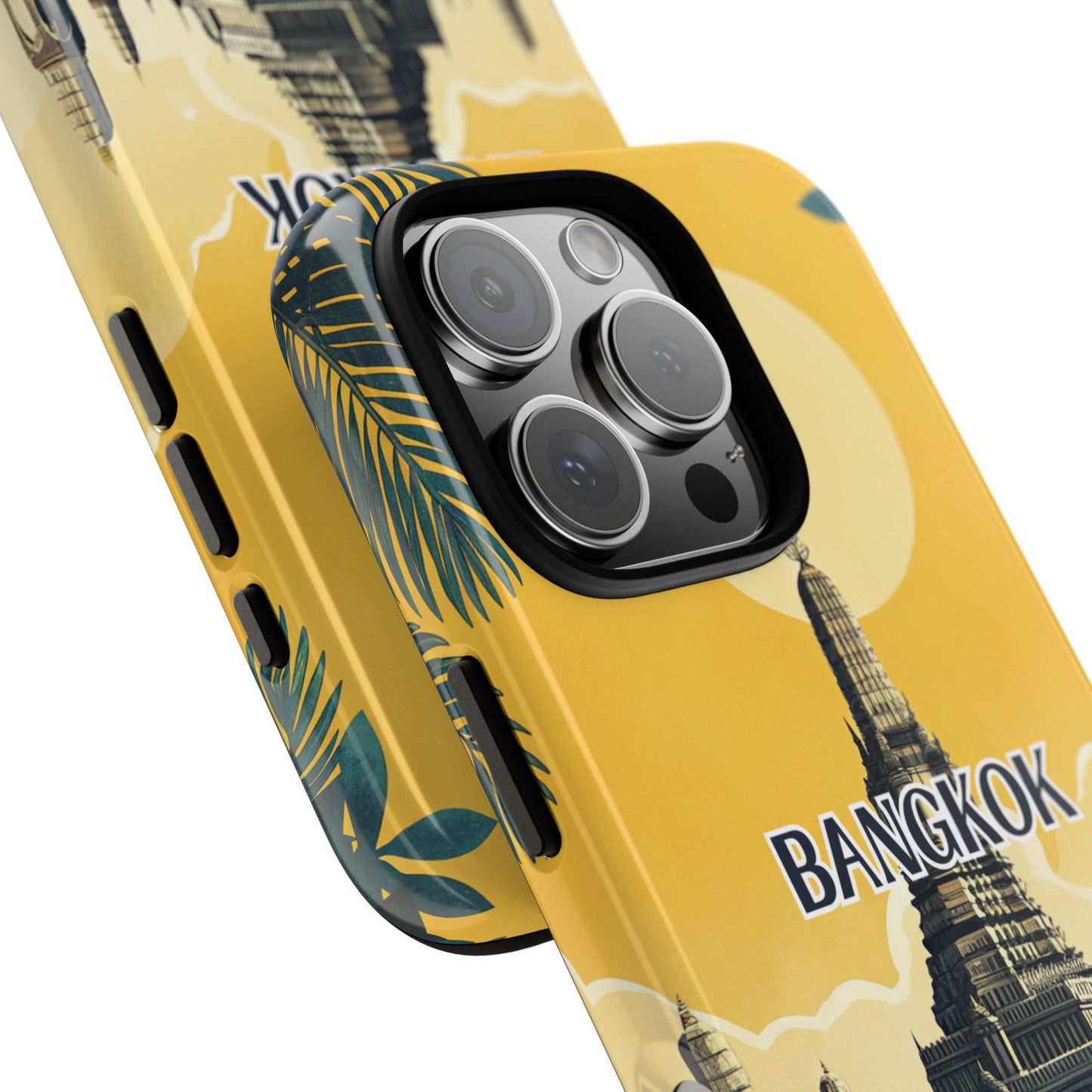 Vintage Bangkok Travel Phone Case for iPhone 16 15 14 13 12 11 Pro Max, Samsung Galaxy S25 S24 S23 S22 S21 S20 Plus Ultra and Google Pixel
