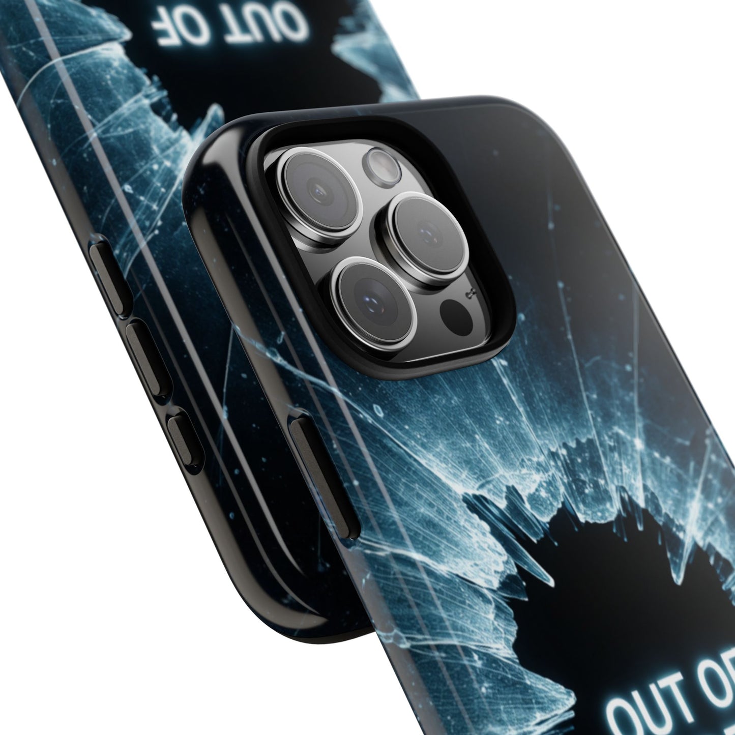 Out of Order Phone Case - Broken Glass Design - Funny Tech Error Case - Tough Protective Cover - iPhone Samsung Galaxy Pixel