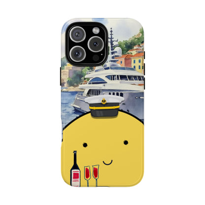 WanderBlob Monaco Yacht Escape Tough Phone Case - Luxury Travel Vibes - Protective Smartphone Cover