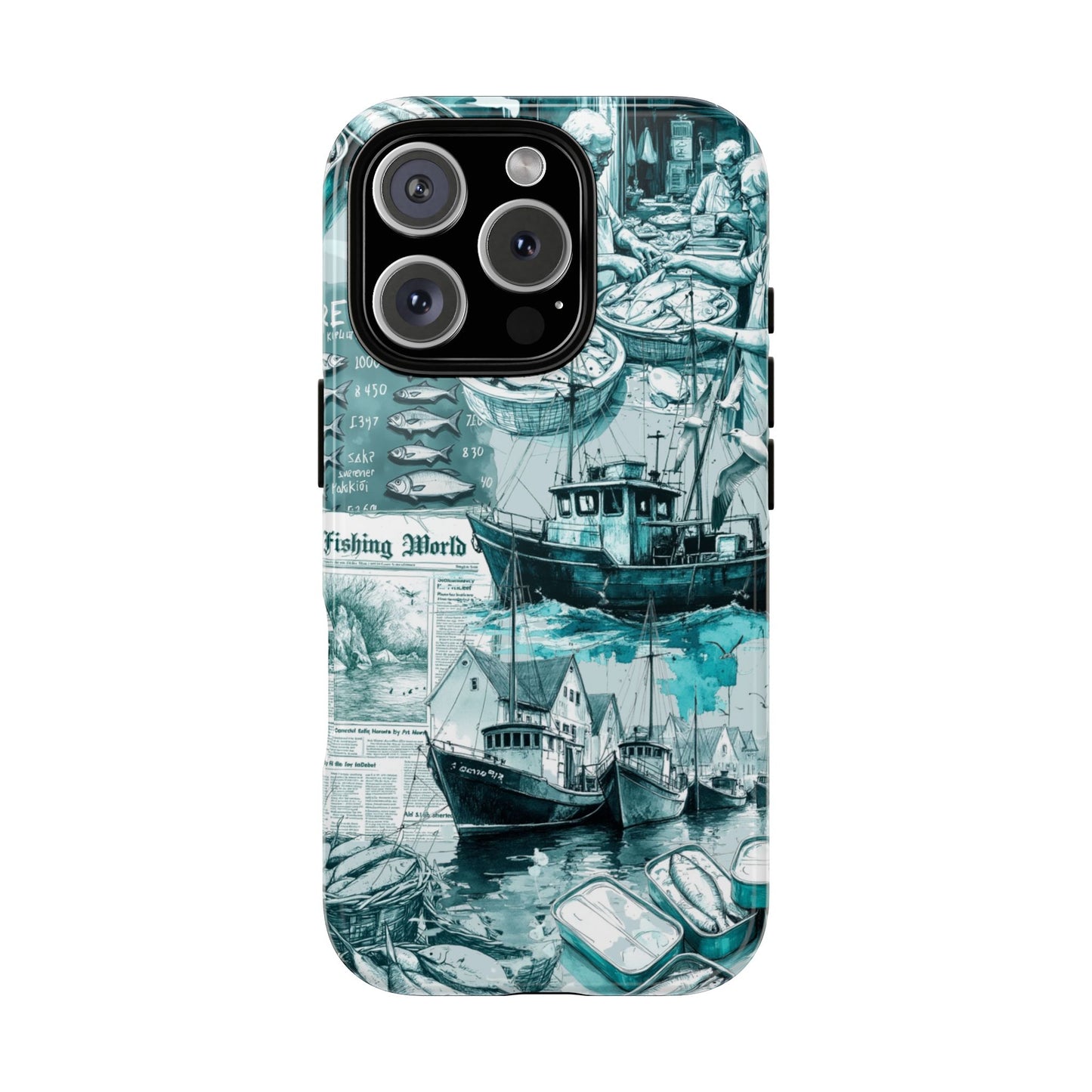 Fishing Phone Case for iPhone 16 15 14 13 12 11 Pro Max,Samsung Galaxy S25 S24 S23 S22 S21 S20 Plus Ultra & Google Pixel 9 6 7 6 Pro XL