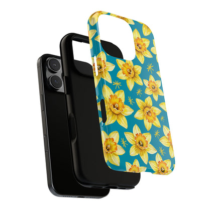 Watercolor Daffodil Phone Case for iPhone 16 15 14 13 12 11 Pro Max, Samsung Galaxy S25 S24 S23 S22 S21 S20 Plus Ultra & Google Pixel