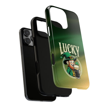 Lucky Leprechaun Phone Case - St Patricks Day Tough Case - Irish Theme iPhone Samsung Cover