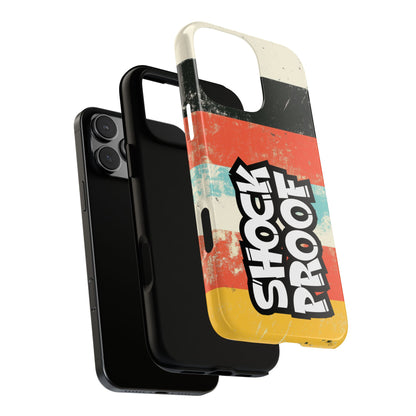 Shock Proof Phone Case - Tough Protective Cover - Bold Typography Statement Design