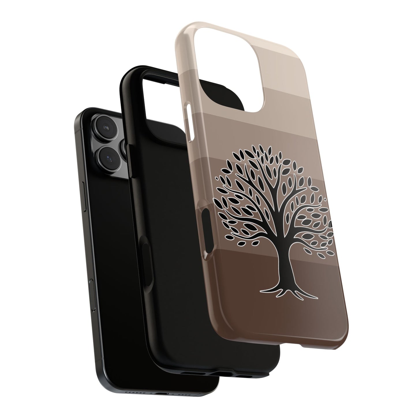 Tree Of Life Tough Phone Case - Earth Tone Minimal Nature Design