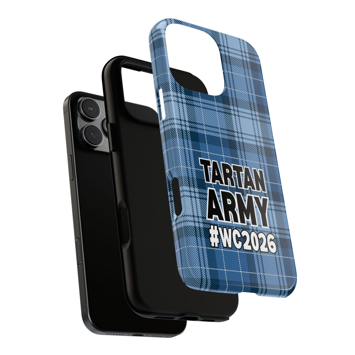 Tartan Army Phone Case WC2026 - Scotland Supporter Plaid Design - Scottish Football World Cup Gift