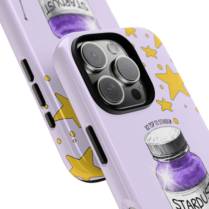 Stardust Phone Case - Notion Potion #23 - Magical Purple Apothecary Jar Design - Tough Case for Popular Smartphones