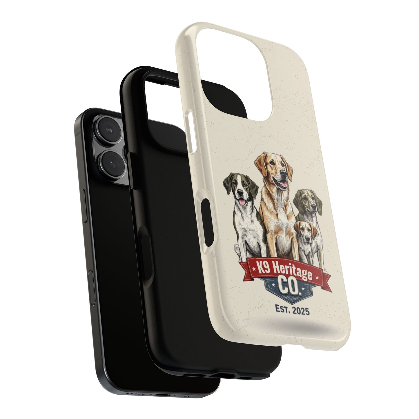 K9 Heritage Co. Phone Case - Vintage Dog Breed Design for iPhone & Samsung - Retro Gift for Dog Lovers - Classic Pup Aesthetic