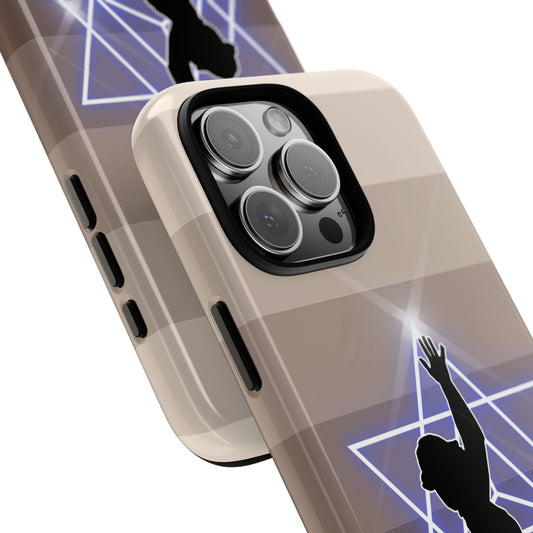 Sacred Geometry Tough Phone Case - Spiritual Light Symbol Design