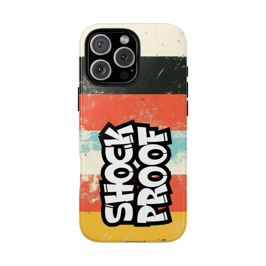 Shock Proof Phone Case - Tough Protective Cover - Bold Typography Statement Design