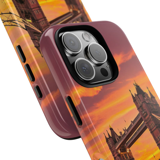Tower Bridge Sunset - London Landmark Phone Case - UK Skyline Tough Dual Protection Cover