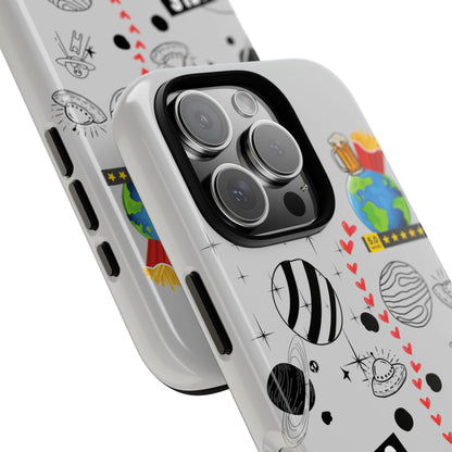 Funny Alien Goals Phone Case for iPhone 16 15 14 13 12 11 Pro Max, Samsung Galaxy S25 S24 S23 S22 S21 S20 Plus Ultra& Google Pixel 9 6 7 6
