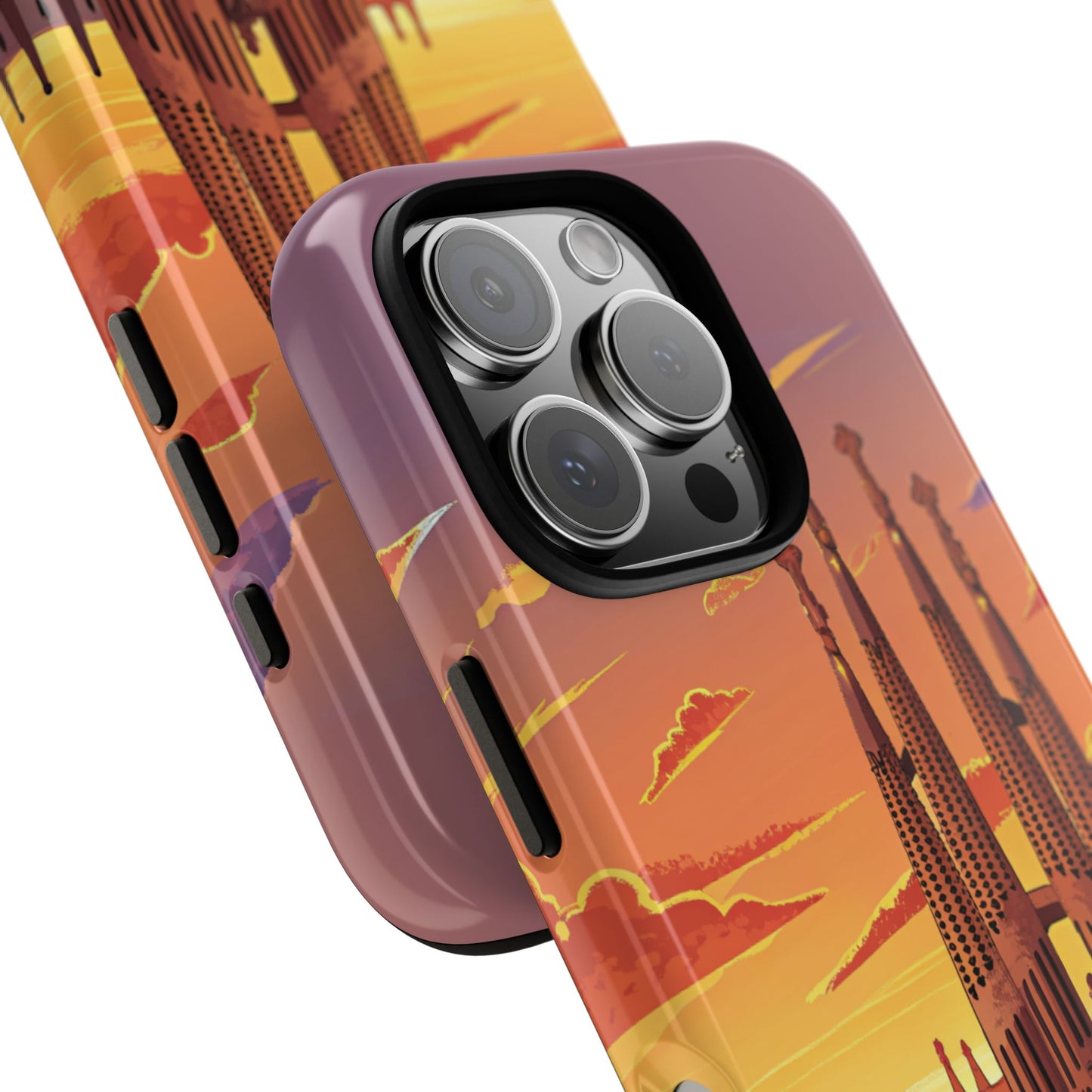 Sagrada Família Sunset - Barcelona Landmark Phone Case - Spain Skyline Tough iPhone & Samsung Cover