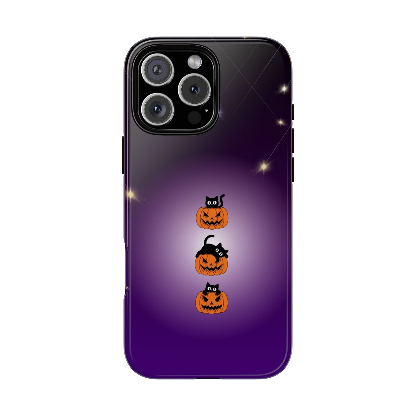 Halloween Black Cats in Pumpkins Tough Phone Case