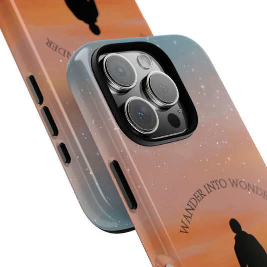 Wander Into Wonder Phone Case - Adventure Quote Cover for Popular Smartphones