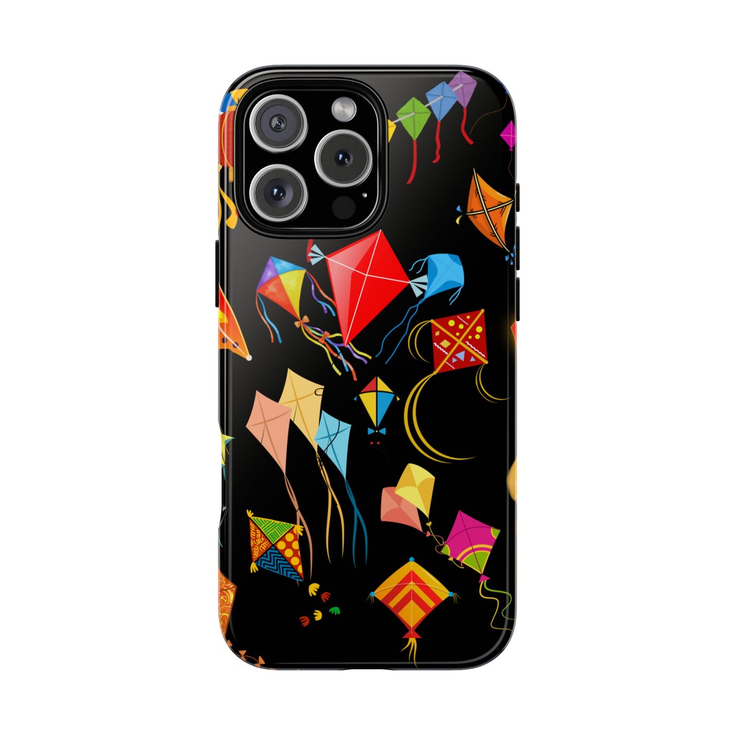 Kites Collage Phone Case - Colourful Kite Pattern Design - Suburban Art