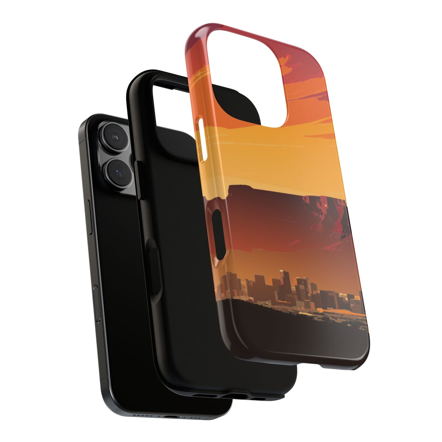 Table Mountain Sunset - Cape Town Landmark Phone Case - South Africa Skyline Tough iPhone & Samsung Cover