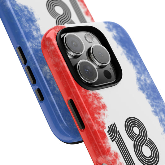 Glasgow Rangers 1872 Phone Case - Red & Blue Tough Protective Cover  - Scottish Football Fan Gift