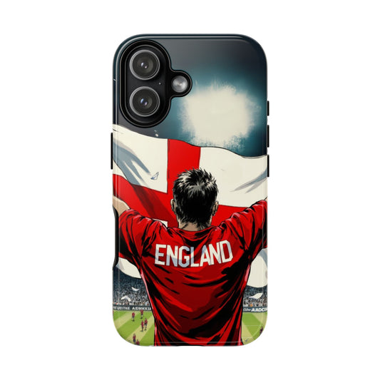 England Football Tough Phone Case - St George’s Flag Stadium Fan Art Protection