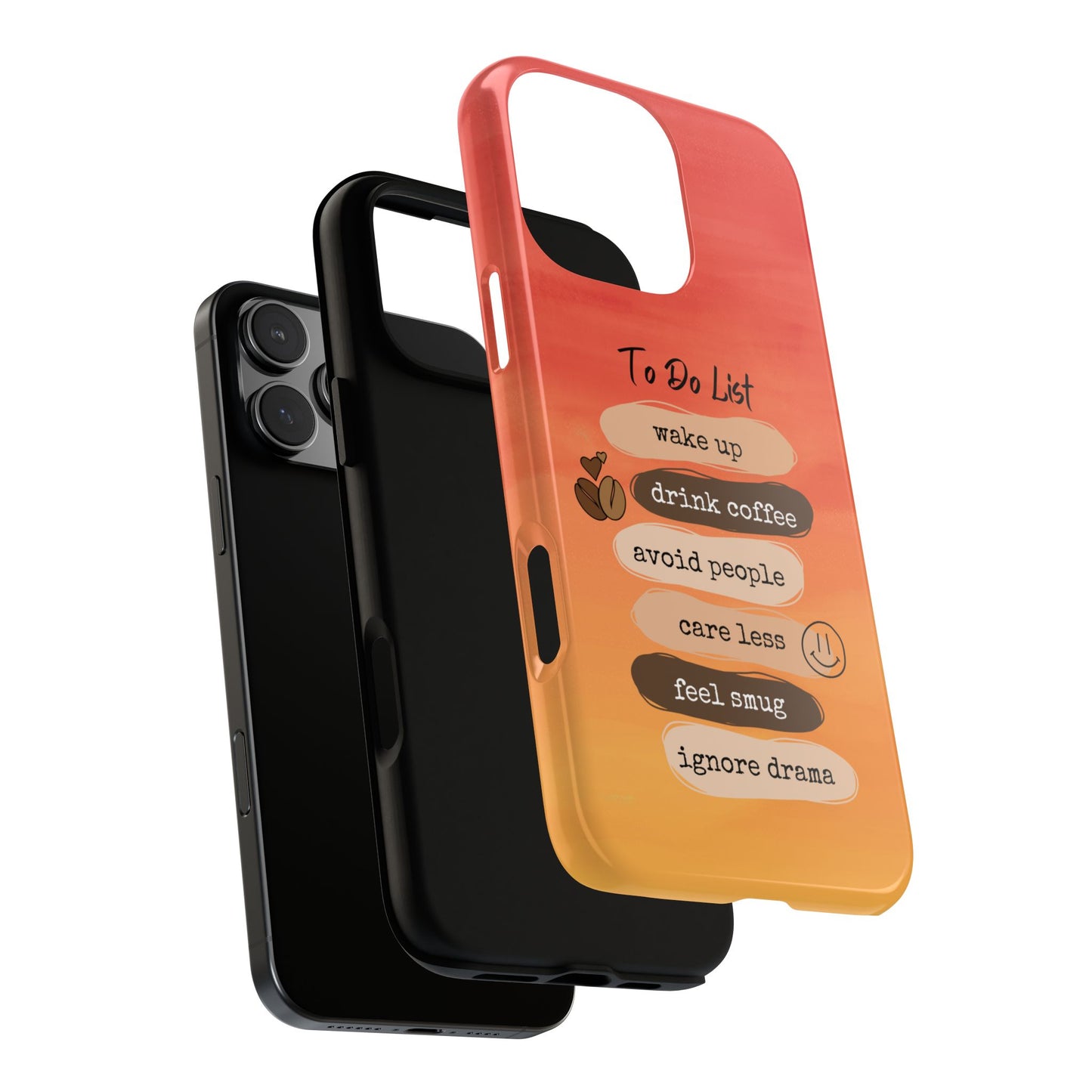 To Do List Tough Phone Case - British Sarcasm Humour