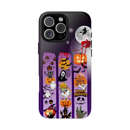 Halloween Stamp Collage Tough Phone Case