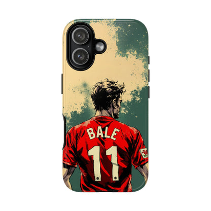 Wales Football Tough Phone Case - Bale 11 Fan Art Protective Cover