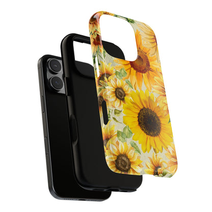Sunflower Phone Case for iPhone 16 15 14 13 12 11 Pro Max, Samsung Galaxy S25 S24 S23 S22 S21 S20 Plus Ultra & Google Pixel 9 6 7 6 Pro XL