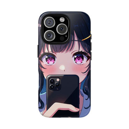 Cute Anime Phone Case, Tough Kawaii Cover for Mobile Protection, Perfect Gift for Anime Lovers, Holiday Festive Trendy Phone Accessory