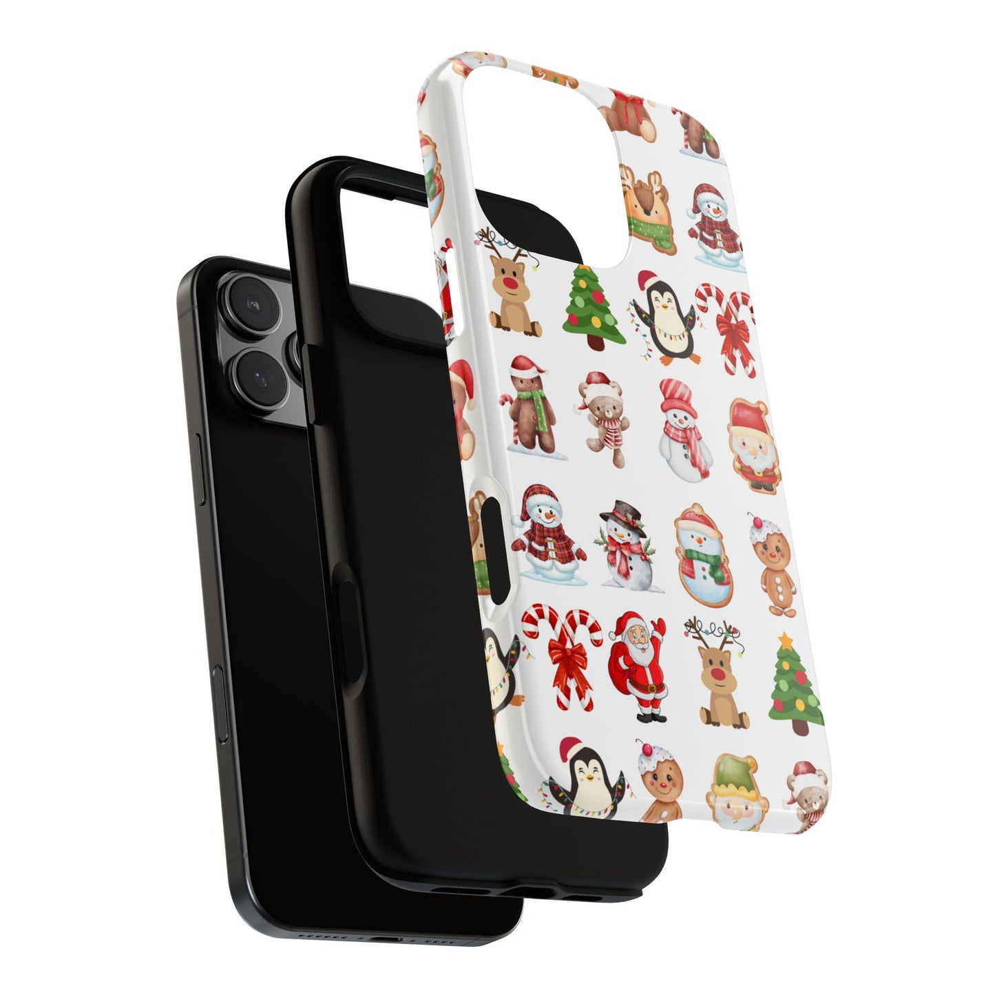 Christmas Characters Cute Festive Icons Tough Phone Case