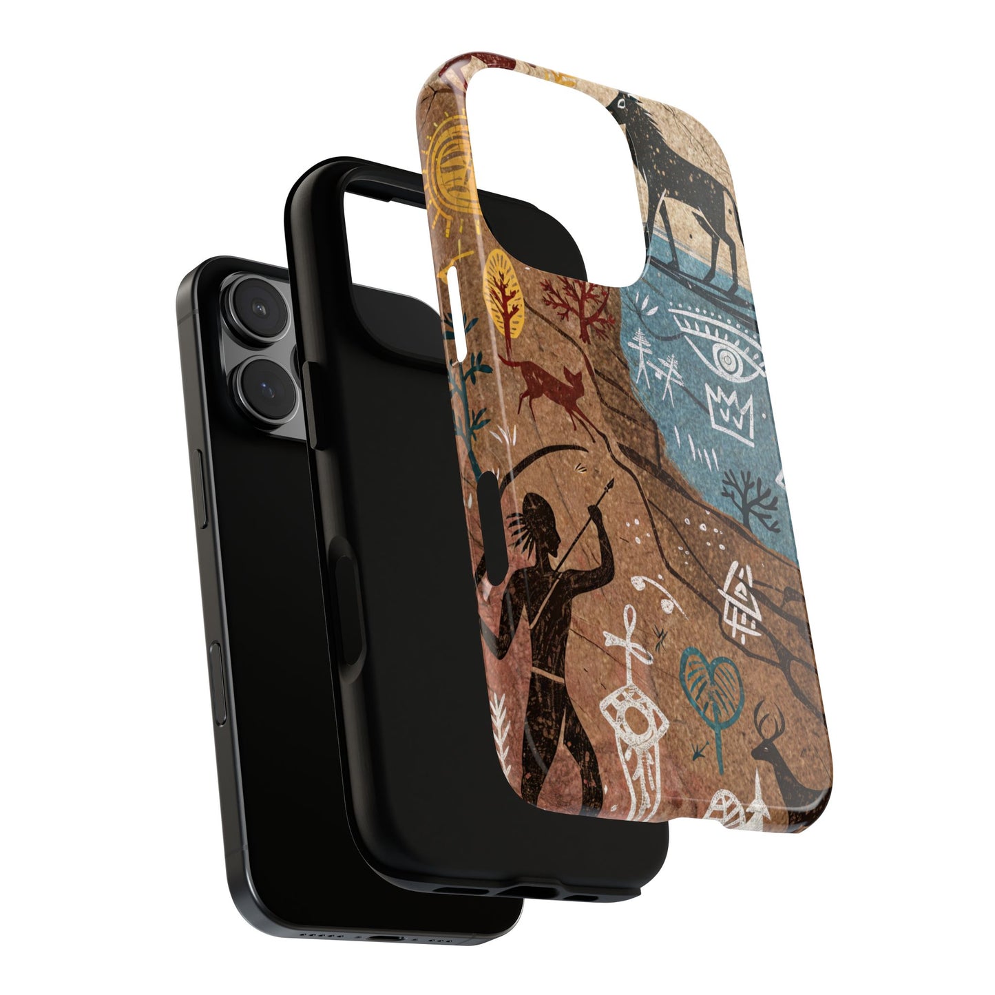 Basquiat-Style Phone Case for iPhone 16 15 14 13 12 11 Pro Max, Samsung Galaxy S25 S24 S23 S22 S21 S20 Plus Ultra & Google Pixel 9 6 7 6