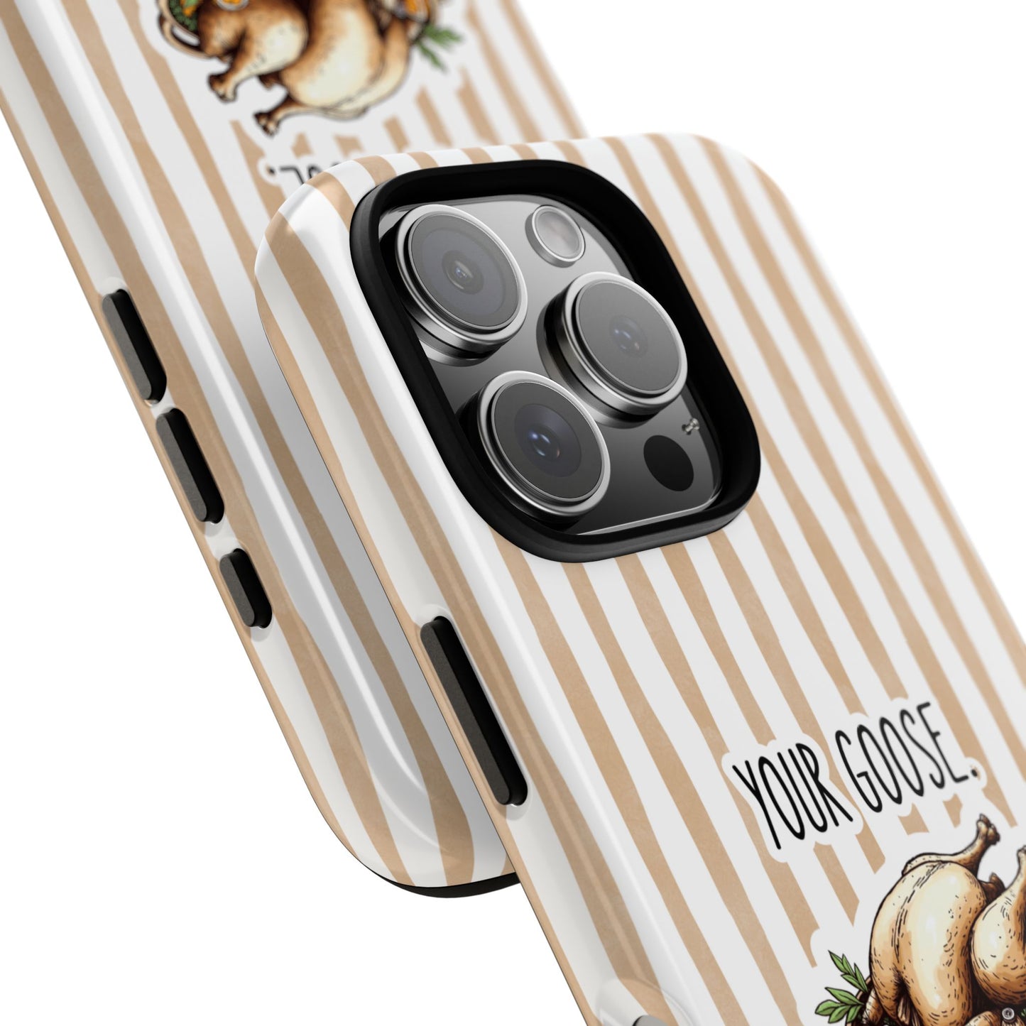 Your Goose Is Cooked - Funny Tough Case for iPhone and Samsung - Cheeky Goose Art - British Humour - Sarcastic Foodie Gift