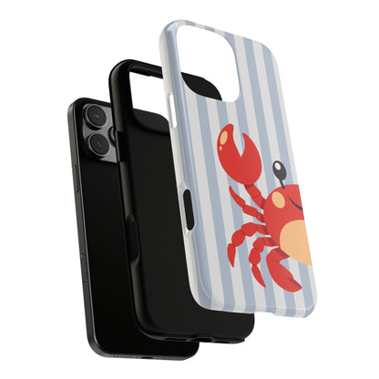 Cute Red Crab Phone Case - Fun Ocean Animal Illustration