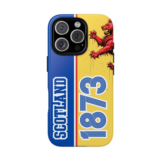 Scotland 1873 Phone Case - Red Lion Rampant Design - Scottish Pride Tough Cover