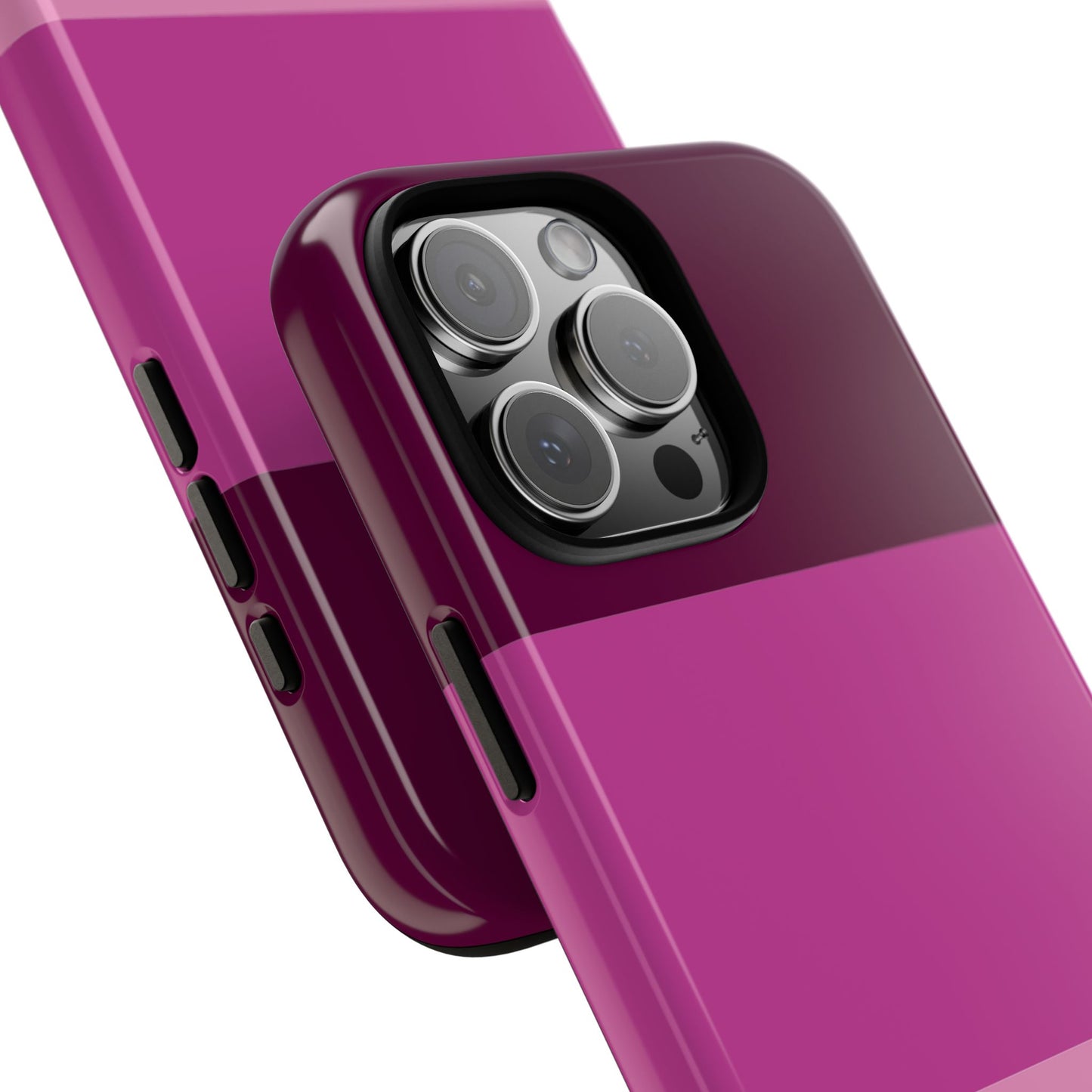 Abstract Purple Stripe Tough Phone Case - Artistic Minimal Color Block